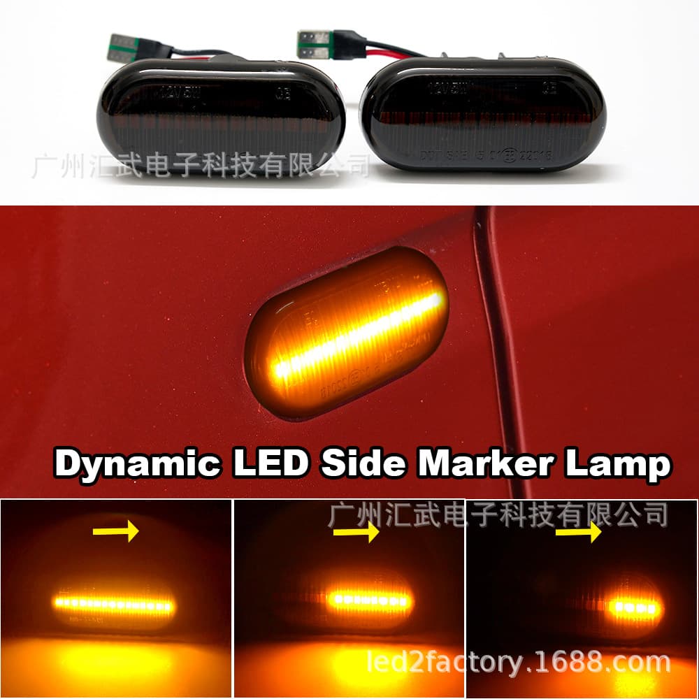 Compatible with Renault, Opel, Nissan, Dacia, Mercedes Smart Fender Side Turn Signal Light