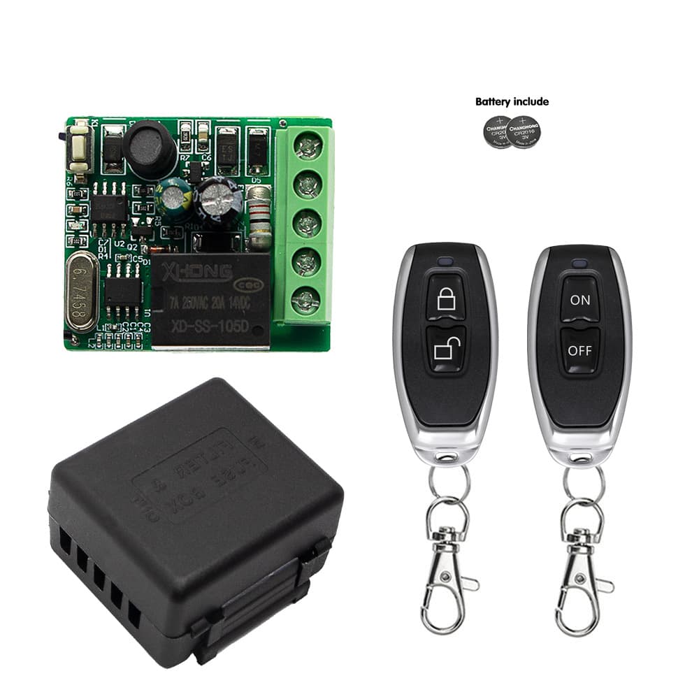220V Small Single-Channel Wireless Remote Control Switch 110V Cross-Border Small Suitcase Single-Channel 433 Wireless On-Off Switch