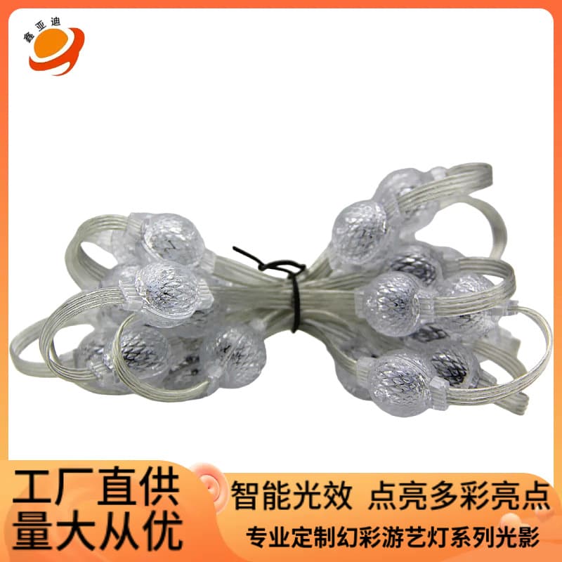 High Brightness 3D Pineapple Light 360° Illumination Dot Light Full Color Hotel Mall Art Gallery Decoration Lamp LED Pineapple Light