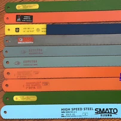 W6 Shanghai High-Speed Steel Hacksaw Blade, High Hardness, Hacksaw Blade, Bow Saw Blade, Hacksaw Blade, Ha'er, High-Speed Steel Blade