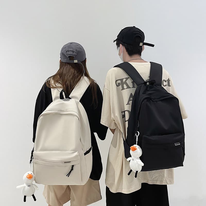 Men's Backpack Simple Versatile Large Capacity Computer Travel Backpack for Middle School High School College Students