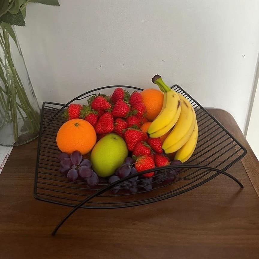 Nordic Style Fruit Plate Living Room Household Fruit Basket Personalized Creative Internet Celebrity Fruit Plate Snack Plate Fruit Basin