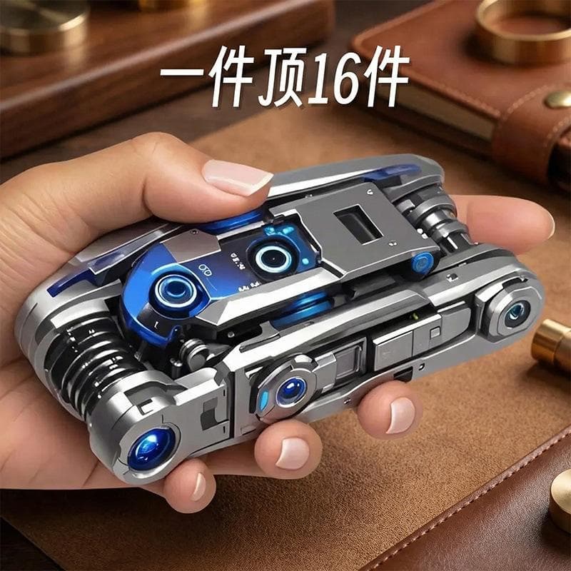 New German Multifunctional Foldable Multi-Purpose Screwdriver Set Folding Wrench Household Portable Screwdriver