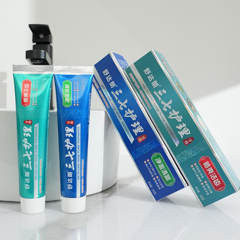 Sanqi Care Toothpaste for whitening, bad breath removal, oral care, fresh breath, street stall and supermarket wholesale toothpaste, bestseller #1