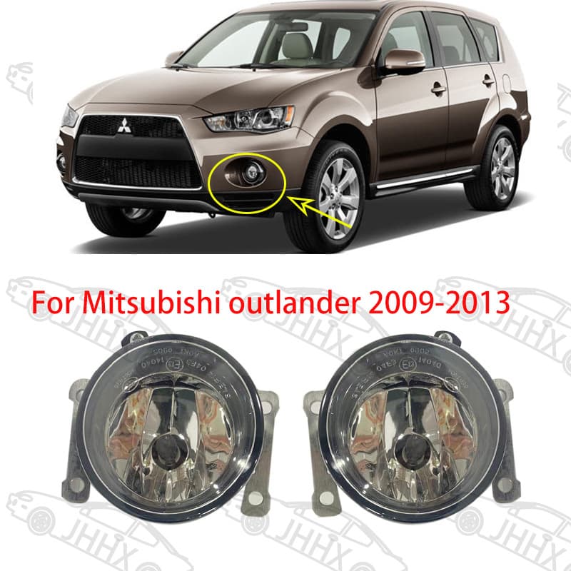 Outlander 2009-2013 Front Fog Light Front Bumper Light Front Anti-Fog Light Front Lighting Fog Light