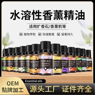 Flame-Free Aromatherapy Essential Oil for Bedroom, Car, Air Freshening, Water-Soluble Fragrance Machine Oil – Factory Wholesale