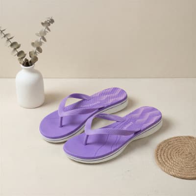 Casual Non-Slip Lightweight Fashionable Beach Pool Women's Flip-Flops Wear-Resistant Lightweight Thick-Soled Outdoor Home Slippers