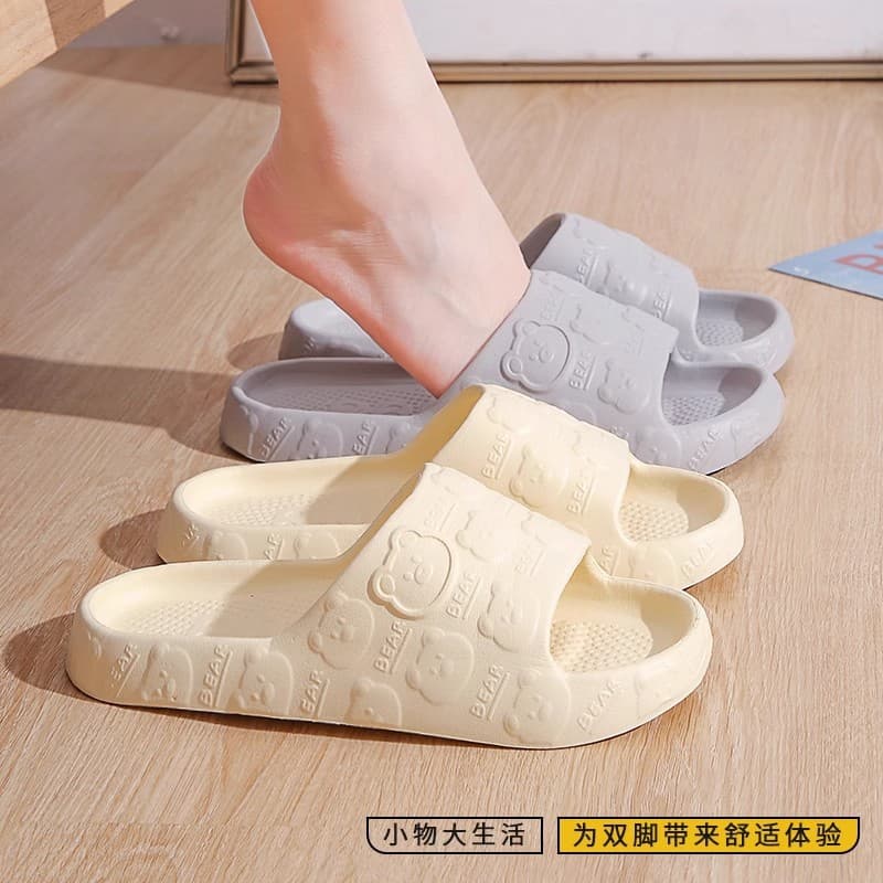 2024 New Bear Slippers, Free Shipping, Cloud-Like Slippers for Women, Home Bathroom Shower Slippers, Couples Slippers for Men