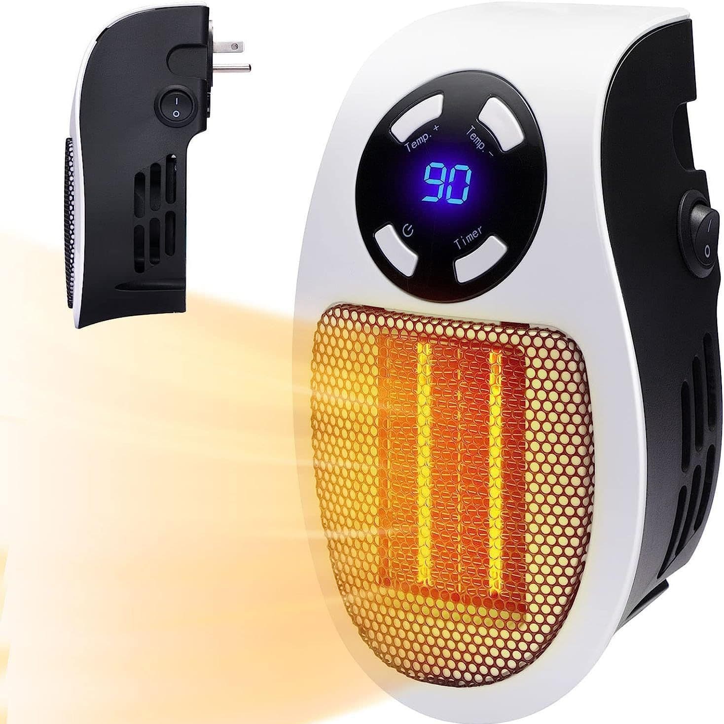 Cross-border Fast Heating Mini PTC Fan Heater Wall-mounted Electric Heater Socket Mini Heater Electric Heater