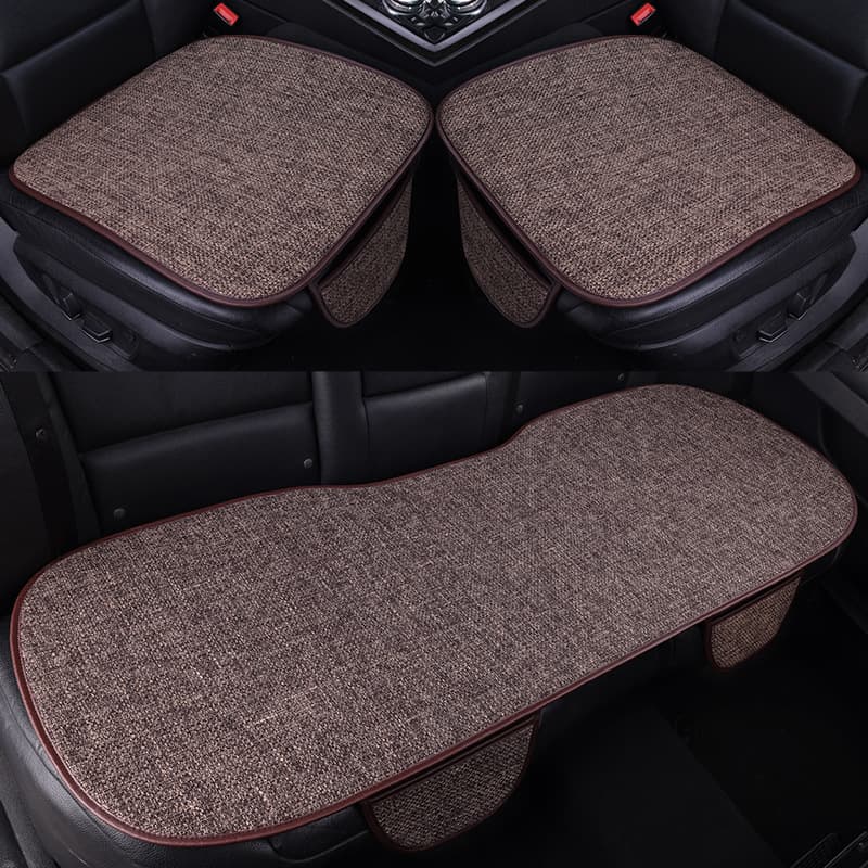 Car Seat Cushion Four Seasons Universal Breathable Anti-Slip Seat Pad Car Accessories Car Sports Seat Cover Semi-Enclosed Automotive Interior