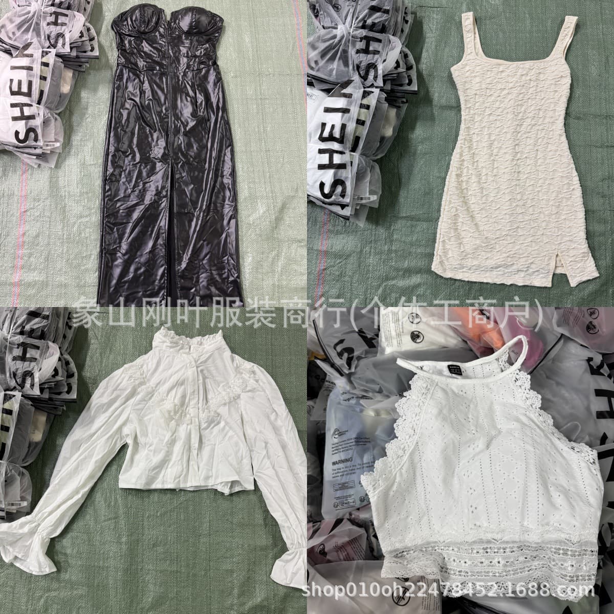 SHEIN Women's Assorted Small Shirt Suspenders, Xiyin Dress Suit, Summer, Foreign Trade Manufacturer Supply Wholesale