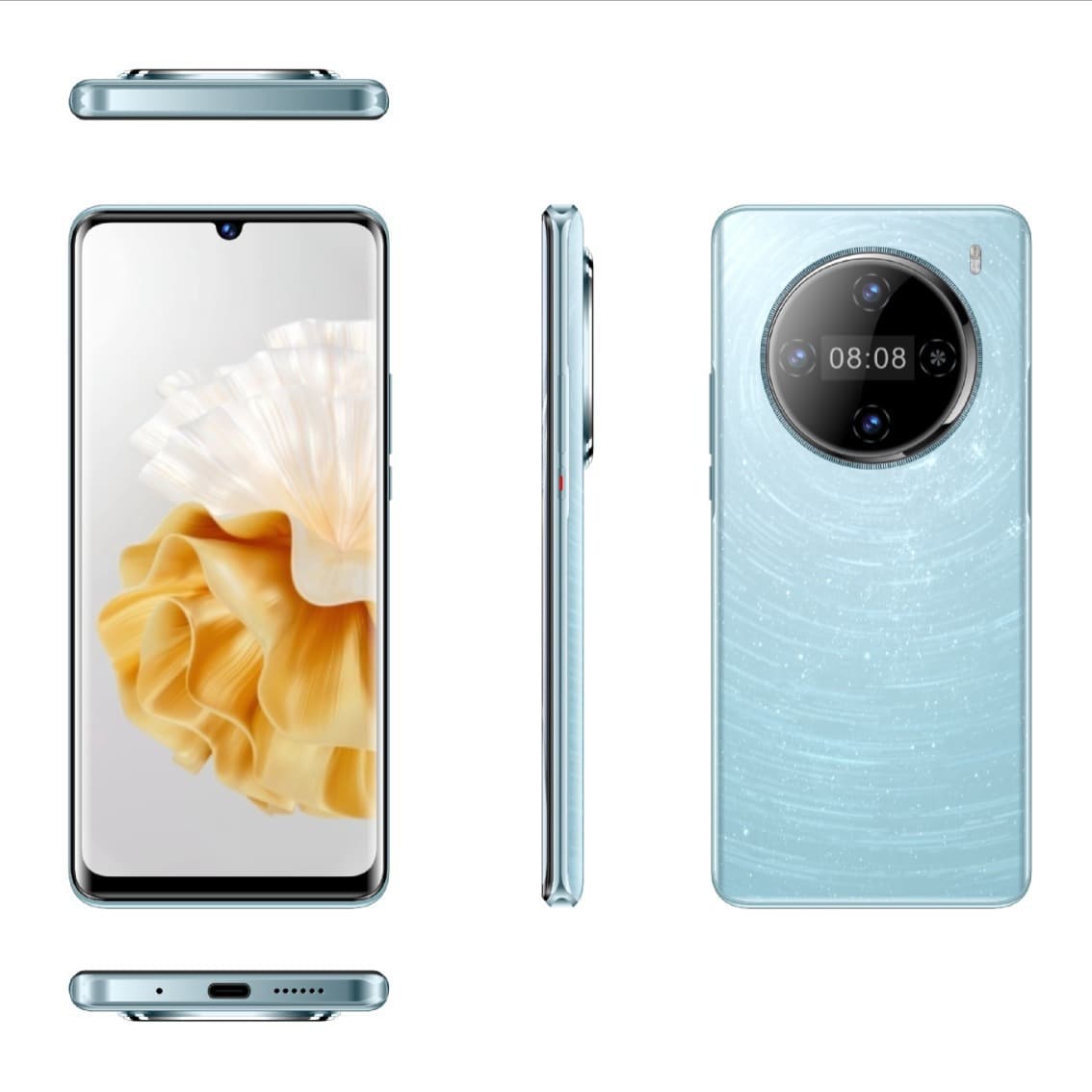 Shenzhen Factory Assembled Overseas Cross-Border 5G Large-Screen 7.2" HD+ Smartphones with Custom Brand OEM