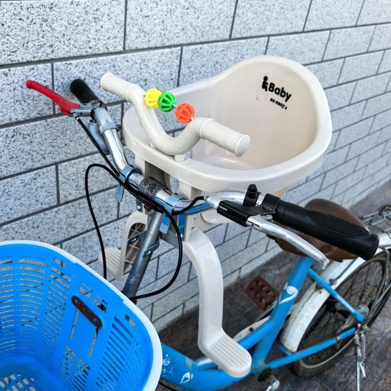 Front and Rear Child Seat for Bicycles, Ages 1-3, Rear Infant and Child Seat Stool, Dual-Use Front Hanging Seat