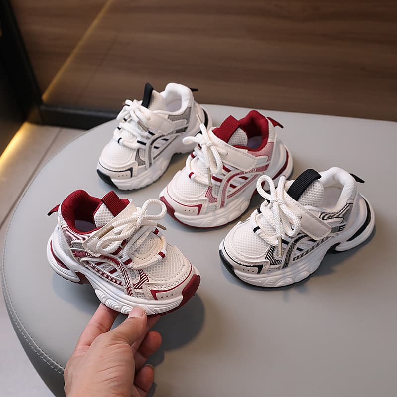 Spring Autumn Baby Boys Children's Sneakers 1-3 Years Old Girls Soft Bottom Breathable Running Shoes Casual Shoes For Kids