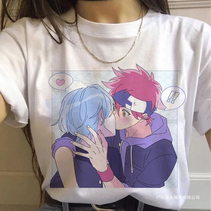 Summer Japanese Anime Sk8 the Infinity T-Shirt Women Y2K Tops Skateboard Hip Hop Graphic Tee Shirt Cartoon