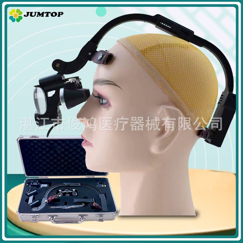 Dental Double Eyepiece Magnifying Glass Head-Mounted Oral Inspection 2.5X 3.5X Zoom Lens Dental Tools Whitening Adult Use