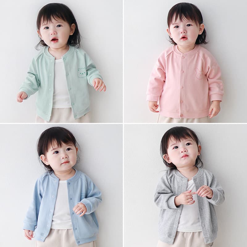 Baby Cardigan for Spring and Autumn, 1 Year Old, Thin Outwear for Boys and Girls, Toddler Top, Fall Clothing