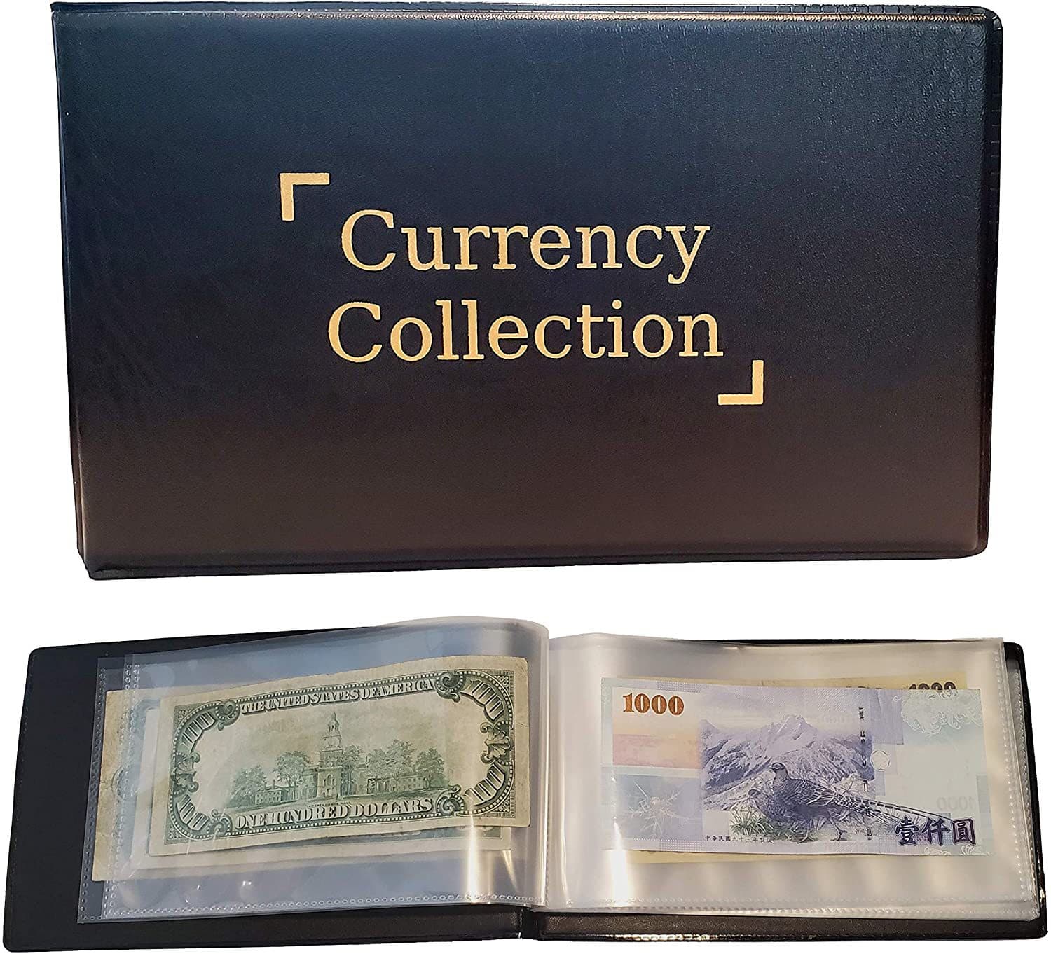 Factory Direct 20-Page Banknote Collection Album Positioning Currency Protection Album Commemorative Coin Antique Coin Collection Album