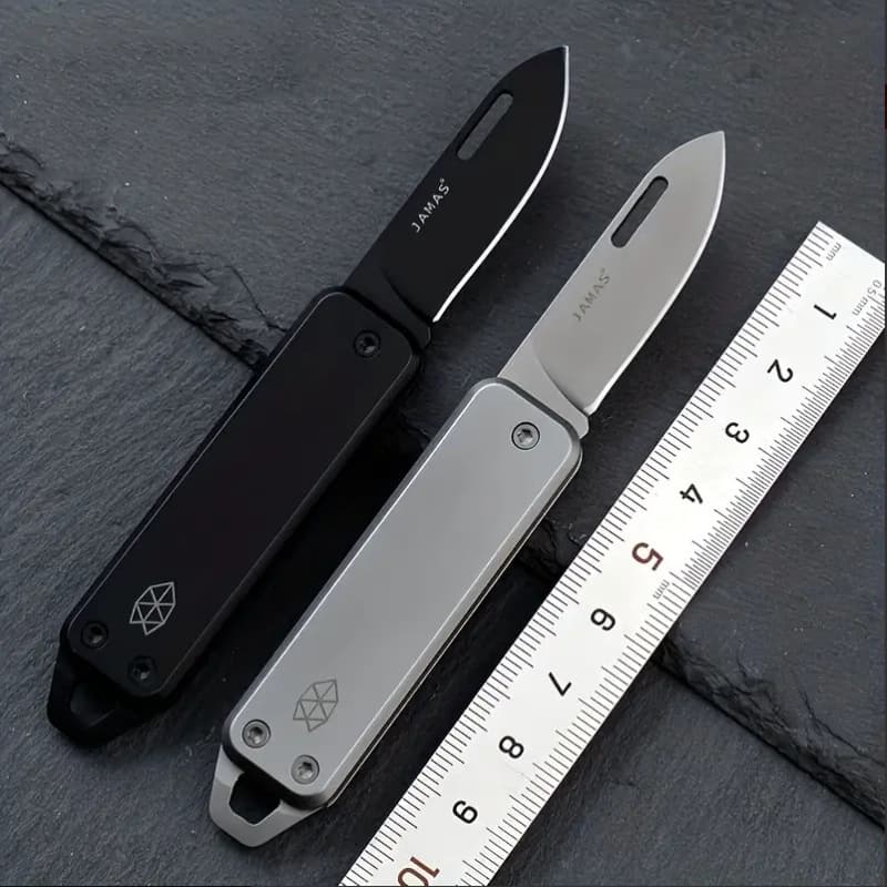 Compact High-Hardness Key Knife Foldable Portable Fruit Knife Premium Mini Knife Outdoor EDC