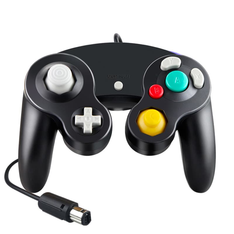 Wired Classic Retro Controller for NGC/Wii, Console Port Controller with Single-Point Vibration