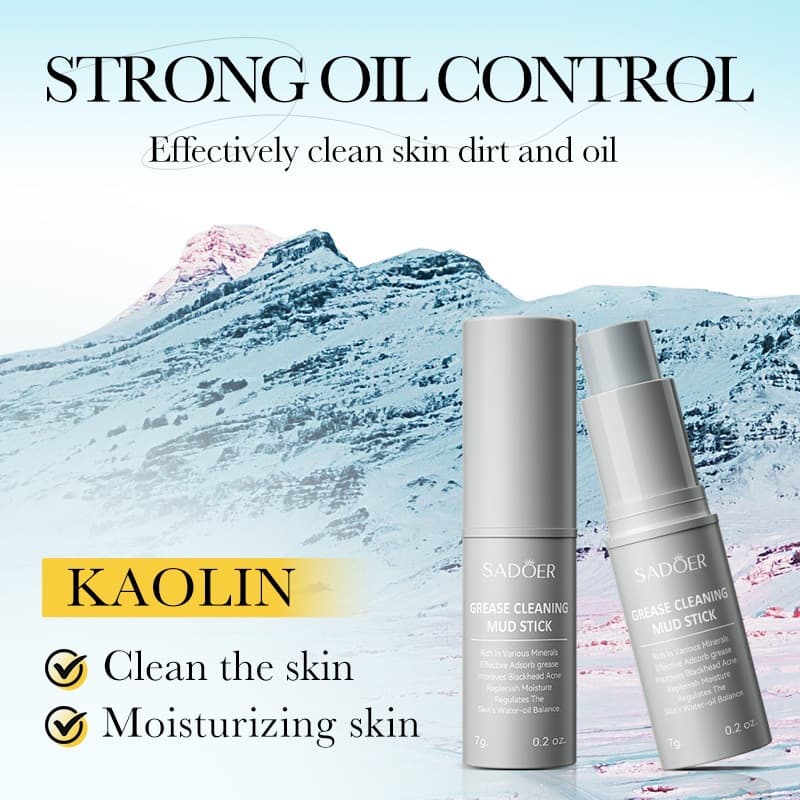 SADOER Oil Control Mud Stick Deep Makeup Remover Cleansing Stick Deep Clean Makeup Wholesale Export