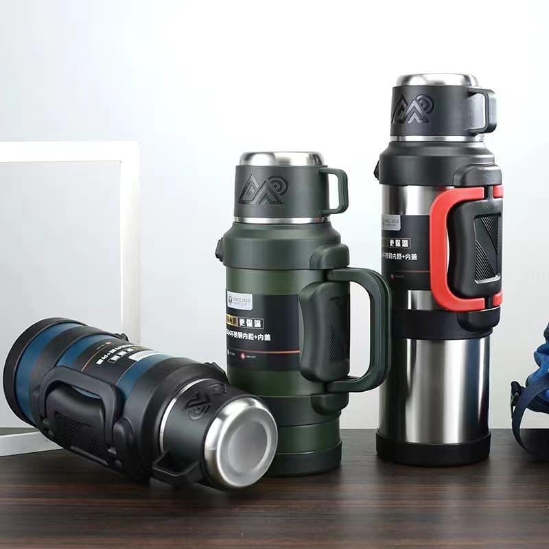 Outdoor thermos cup large capacity 316L stainless steel teapot kettle portable car hot water bottle travel kettle with engraving