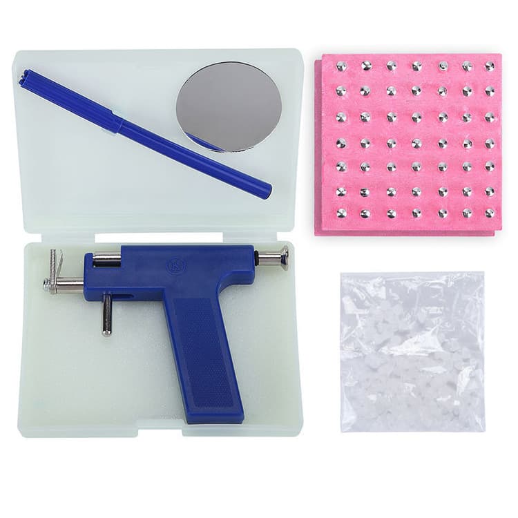 Ear Piercing Tool Set Stainless Steel Ear Piercing Gun Earring Gun Tool Beauty Makeup Suitable For Home Use