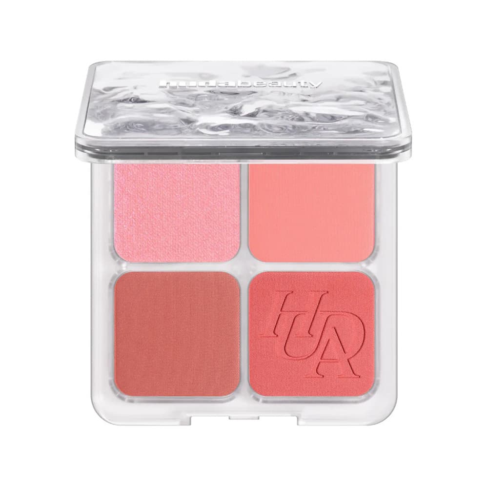 Huda Beauty Blushlighters Palette Four-Color Highlighter Powder