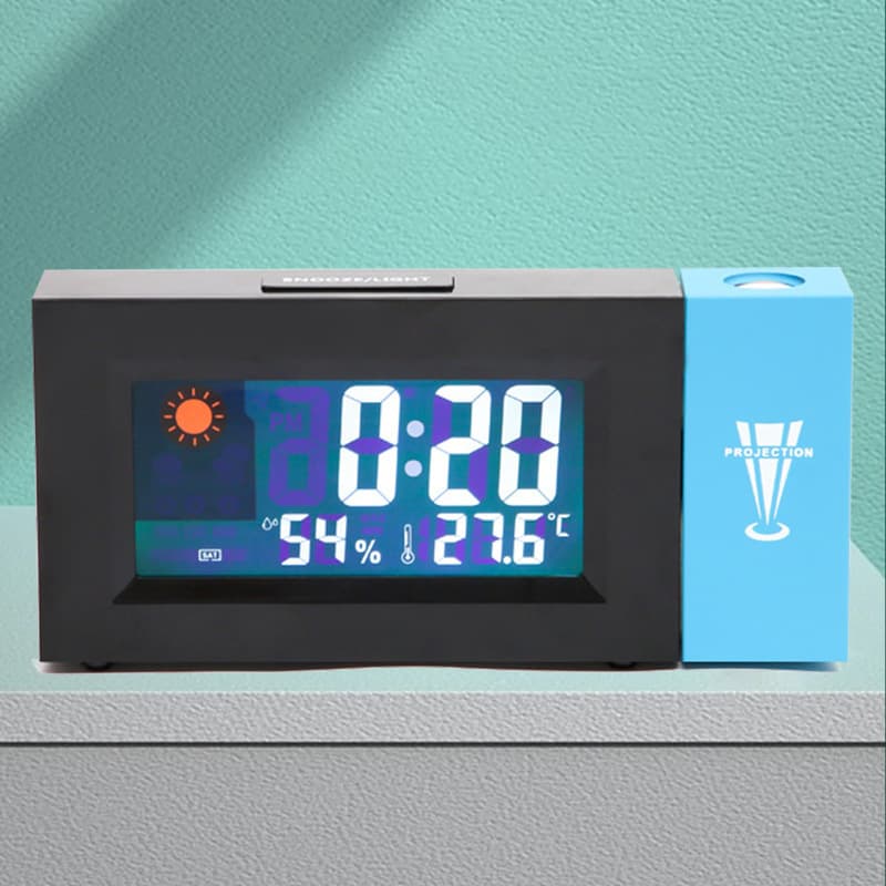 Manufacturer sells electronic color screen weather clocks, weather forecast projection clocks, and 8290 color screen rotating electronic clocks.