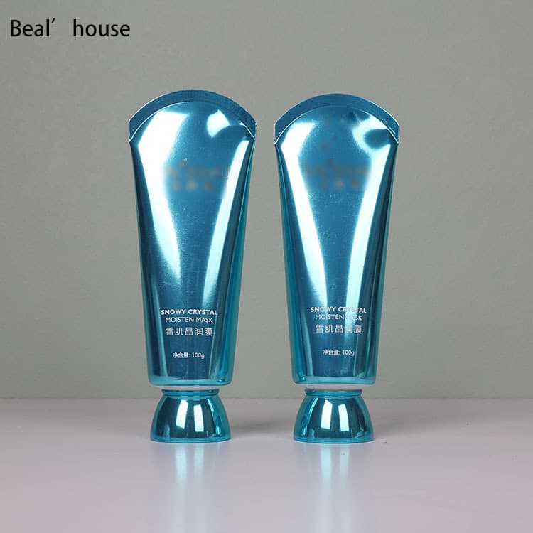 Factory package cosmetic hose 100g facial cleanser sunscreen facial cleanser hose bright aluminum-plastic composite tube