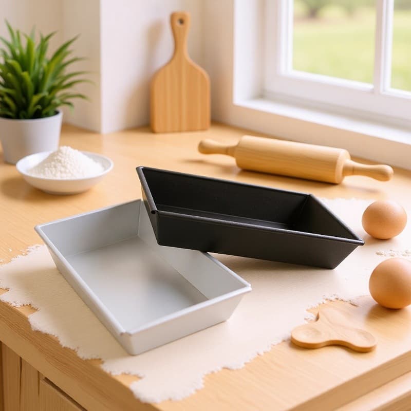Rectangular Detroit Pizza Pan Aluminum Baking Pan Single-Serve Pizza Pan Square Cake Mold Home Baking Mold