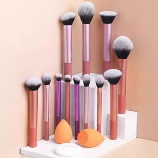 12-Piece Professional Makeup Brush Set, Full Set Including Powder Brush, Concealer Brush, Eyeshadow Brush, Factory Direct Stock, Long Handle Brush Set