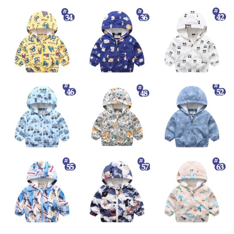 2025 Children's Windbreaker Factory Direct Supply Autumn New Korean Style Windbreaker Boys' Short Zipper Cartoon Coat
