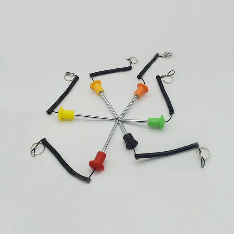 Fitness Equipment Accessories Magnetic Plug Adjustable Weight Block Plug Orange Handle Magnetic For Home Gym