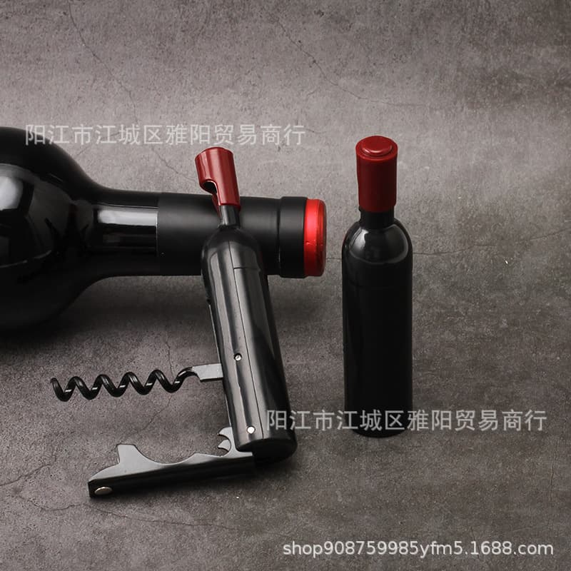 Wine Opener with Soda Fridge Magnet, Portable Folding Corkscrew for Wine, Wholesale Waiter's Corkscrew