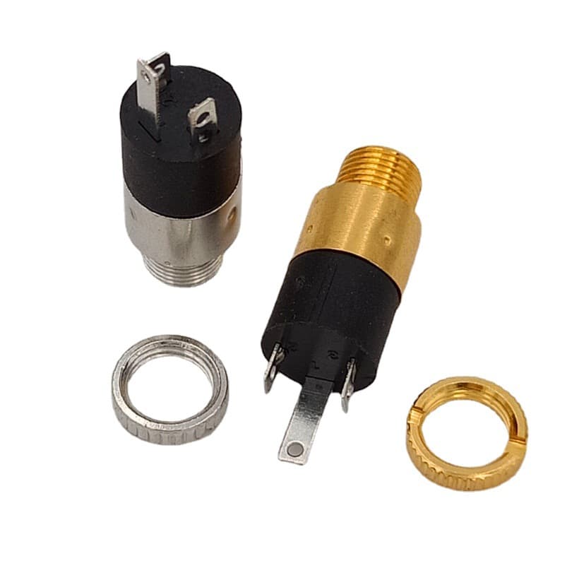 All-copper 3.5mm headphone jack PJ-392, headphone jack, audio jack, audio interface PJ392