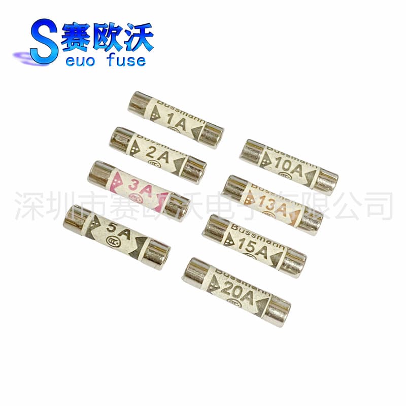 6*25mm British Plug Sand-filled Explosion-proof Fuse BS1362-1A2A3A5A10A13A Ceramic Fuse