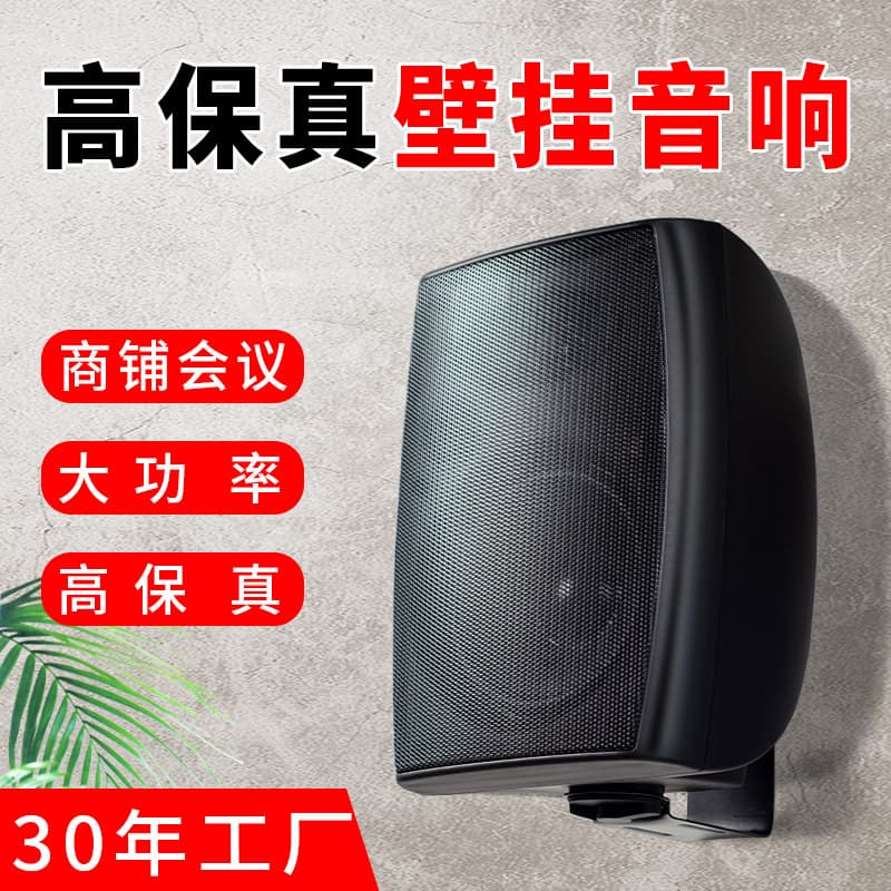 Wall-mounted Speaker Manufacturer Public Broadcasting Bluetooth Constant Voltage Driver Store Supermarket Mall Conference Use Wall-mounted Speaker