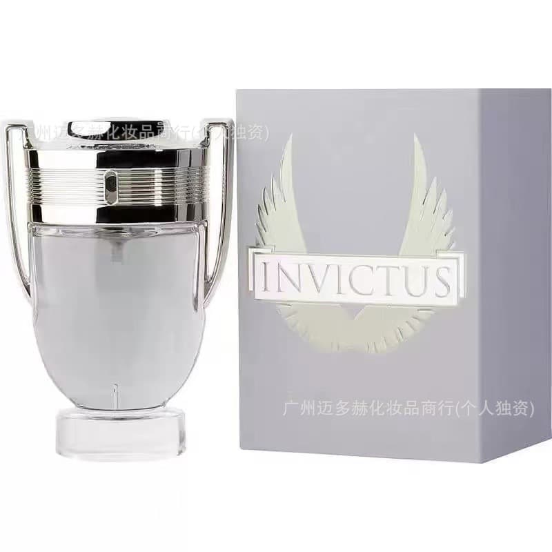 Cross-border Trade Perfume Invincible Brave Silver Black Gradient Essence Warrior Trophy Men's Fragrance