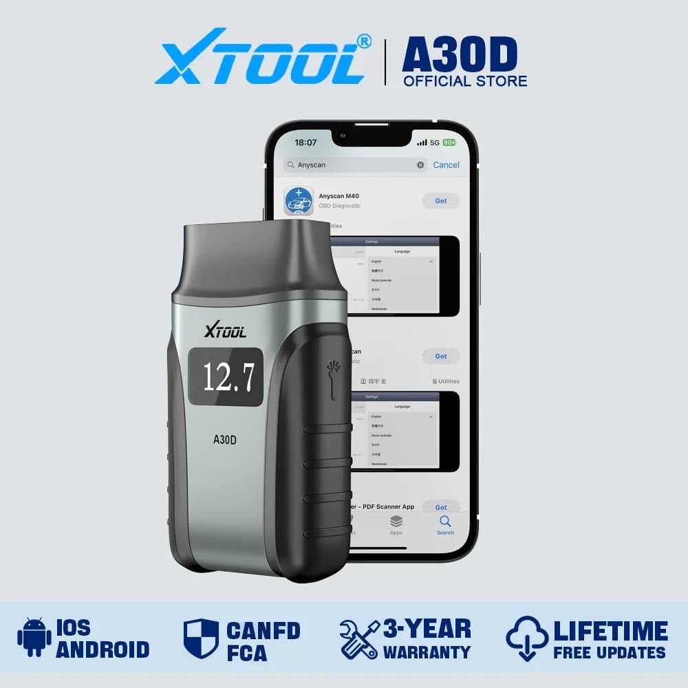 XTOOL A30D Special Functions Car Diagnostic Tool without Custom Orders Automotive Trouble Shooting Device