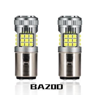 New Motorcycle Electric Vehicle Light H6 Single Claw H6 Double Claw H4 Three Claw 3030-36LED Modified Cooling Fan Headlight