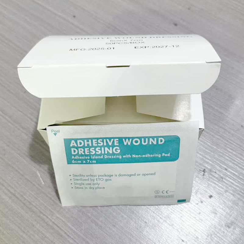 Boxed Non-Woven Fabric Dressing 6x7 Bandage Breathable Hemostatic Large Wound Bandage First Aid Kit Accessories