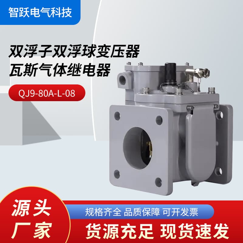 Zhiyue Electric QJ9-80 Double Float Double Ball Transformer Gas Relay QJ9-80A-L-08