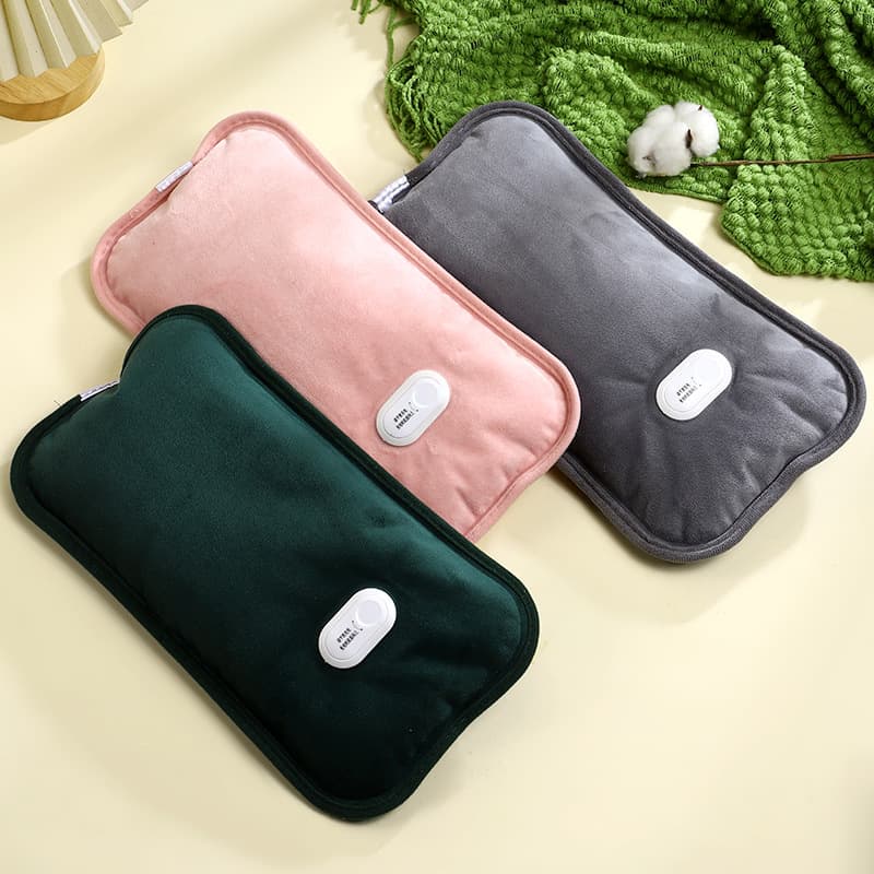 [National Standard] Premium Suede Extra-Large Long Pillow Electric Hot Water Bag Large Bed Warming Electric Warmer Explosion-Proof Safety