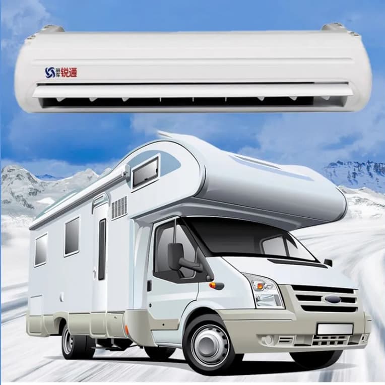 Ruitong variable frequency brushless single indoor unit 680 RV air conditioning evaporator 12V24V48V Iveco Chase Tuano