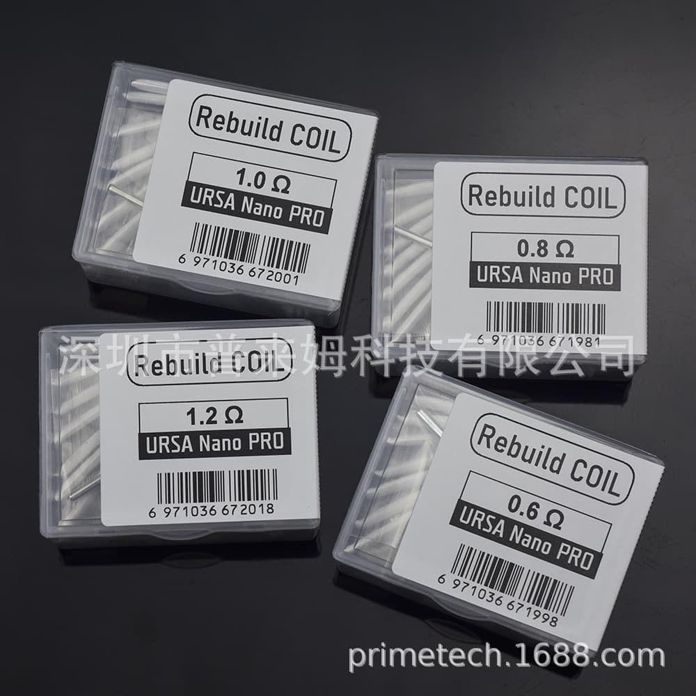 Compatible with URSA Nano 0.4Ω, 0.6Ω, 0.8Ω, 1.0Ω, 1.2Ω mesh heating wire with winding