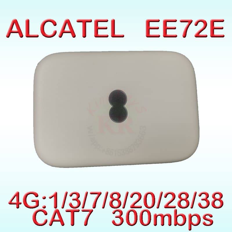 Alcatel EE72e 4G LTE Mobile WiFi with SIM Slot, 300Mbps Speed, 4G EE Router EE72