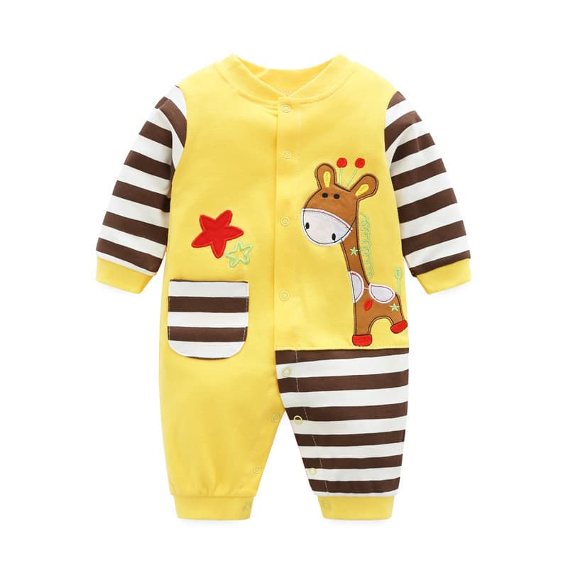 Baby Romper Spring Summer Autumn Cotton Infant Bodysuit 0-6-12 Months Newborn Clothes 0-3 Months Fall Outfit