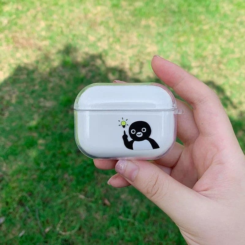 Penguin Good Idea Case for AirPods 4 Bluetooth Earbuds, AirPods Pro 3 Protective Cover, Huaqiangbei 5th Gen