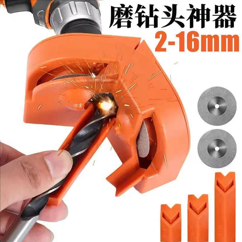 Jinche Multi-Function Drill Bit Sharpener Tool for Twist Drills, Impact Drills, Milling Cutters, Kitchen Knives, 7 Models
